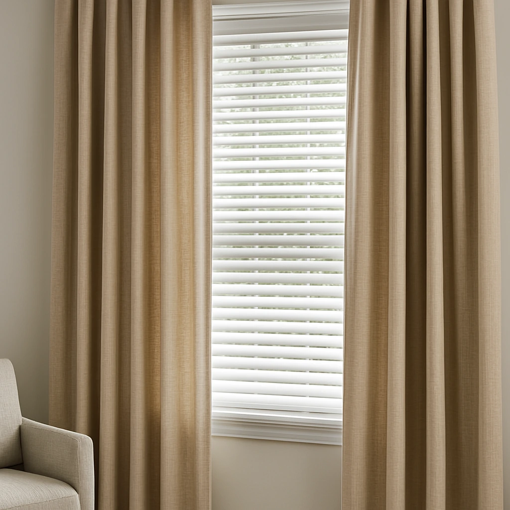 Drapes with Blinds
