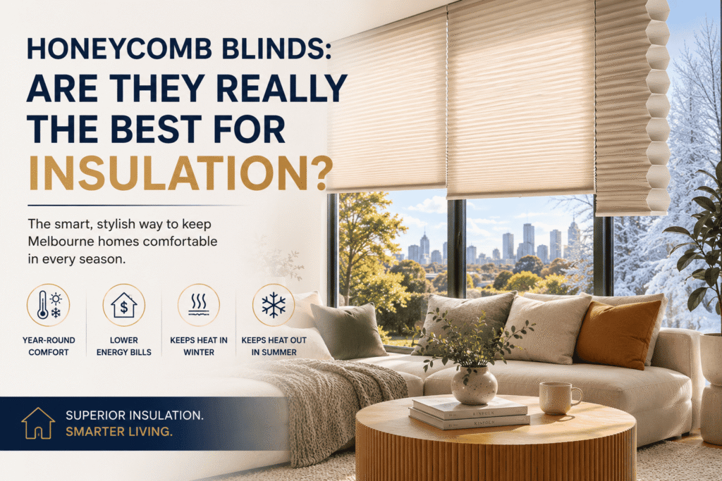 best honeycomb blinds for insulation Melbourne thermal cellular blinds living room